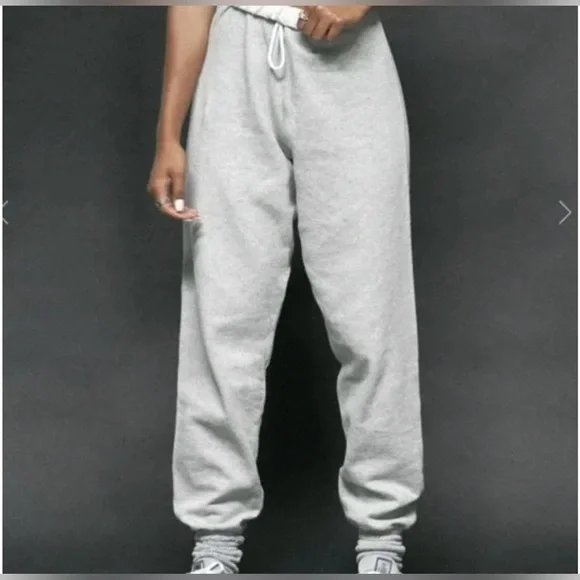 JOAH BROWN OVERSIZED JOGGER PEARL GREY FRENCH TERRY. Size S NWT - Picture 3 of 9